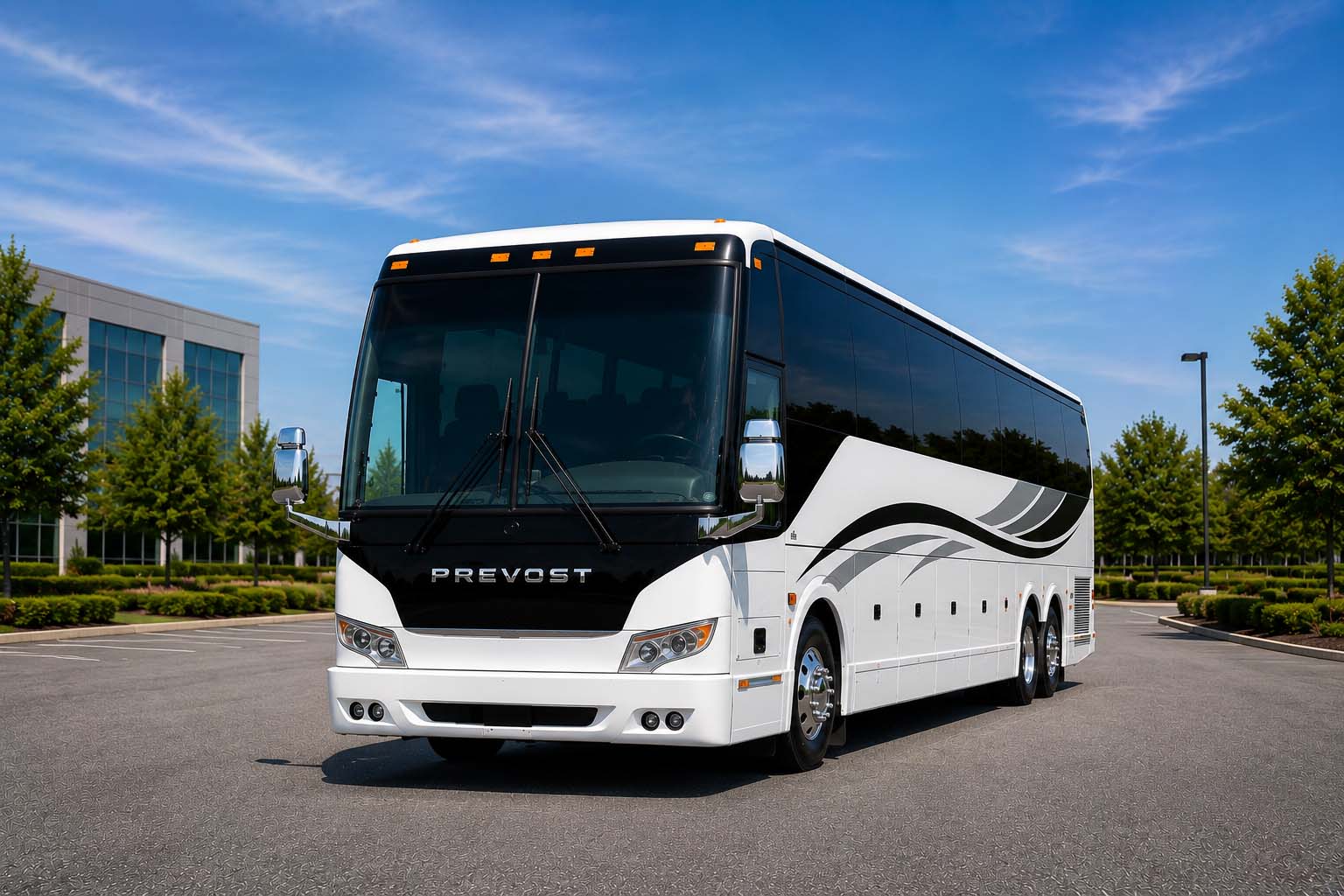 Charter bus rental in New Haven, CT